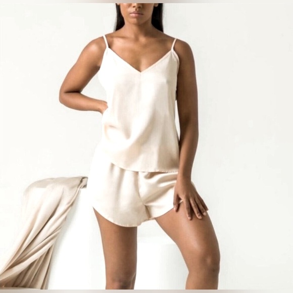Ettitude Sateen Camisole Oat. 100% Bamboo. NWT  different sizes available - Picture 1 of 4